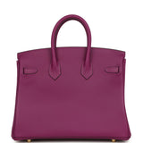 Hermes Birkin 25 Anemone Swift Gold Hardware