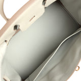 Pre-owned Hermes Special Order (HSS) Birkin 25 Craie Verso Togo Rose Gold Hardware