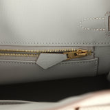 Pre-owned Hermes Special Order (HSS) Birkin 25 Craie Verso Togo Rose Gold Hardware