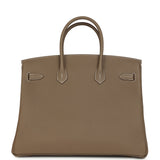 Hermes Birkin 35 Etoupe Togo Gold Hardware