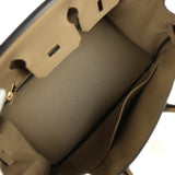 Hermes Birkin 25 Beige Marfa Togo Gold Hardware