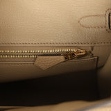 Hermes Birkin 25 Beige Marfa Togo Gold Hardware