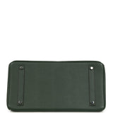 Pre-owned Hermes Birkin 35 Vert Anglais Epsom Palladium Hardware - Thumbnail View 6