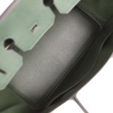 Pre-owned Hermes Birkin 35 Vert Anglais Epsom Palladium Hardware - Thumbnail View 8