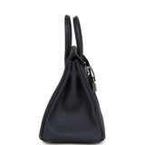 Hermes Birkin 25 Bleu Nuit Togo Palladium Hardware