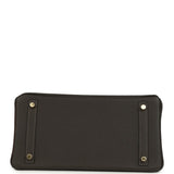 Pre-owned Hermes Birkin 30 Macassar Togo Gold Hardware