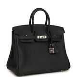 Hermes Birkin 25 Black Togo Palladium Hardware