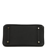Pre-owned Hermes Birkin 30 Black Togo Gold Hardware