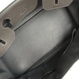 Vintage Hermes Shoulder Birkin 42 JPG Graphite Clemence Palladium Hardware - Thumbnail View 8