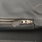 Vintage Hermes Shoulder Birkin 42 JPG Graphite Clemence Palladium Hardware - Thumbnail View 9