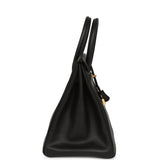Vintage Hermes Birkin 35 Black Ardennes Gold Hardware - Thumbnail View 3