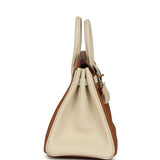 Hermes Special Order (HSS) Birkin 25 Gold and Craie Togo Rose Gold Hardware