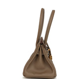 Hermes Shoulder Birkin Light 29 Etoupe Evercolor Gold Hardware