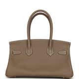 Hermes Shoulder Birkin Light 29 Etoupe Evercolor Gold Hardware