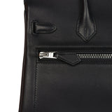 Hermes Limited Edition Birkin Rock 25 Black Volupto Palladium Hardware