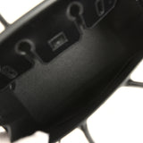 Hermes Birkin Sellier 25 Black Box Palladium Hardware