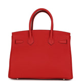 Hermes Birkin 30 Rouge Radieux Togo Palladium Hardware