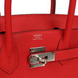 Hermes Birkin 30 Rouge Radieux Togo Palladium Hardware