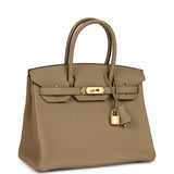 Hermes Birkin 30 Beige Marfa Togo Gold Hardware