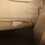 Hermes Birkin 30 Beige Marfa Togo Gold Hardware