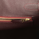 Hermes Birkin 30 Bordeaux Shiny Niloticus Crocodile Gold Hardware - Thumbnail View 9