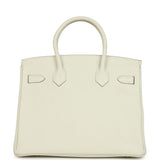 Pre-owned Hermes Birkin 30 Mushroom Togo Gold Hardware