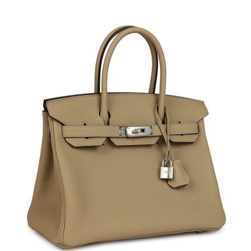Hermes Birkin 30 Trench Togo Palladium Hardware