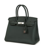 Hermes Birkin 30 Vert Mangrove Togo Palladium Hardware