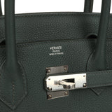 Hermes Birkin 30 Vert Mangrove Togo Palladium Hardware