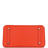 Hermes Birkin 30 Orange Poppy Togo Palladium Hardware