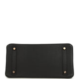 Pre-owned Hermes Birkin 30 Black Togo Rose Gold Hardware