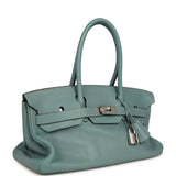 Vintage Hermes Shoulder Birkin 42 JPG Ciel Togo Palladium Hardware