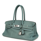 Vintage Hermes Shoulder Birkin 42 JPG Ciel Togo Palladium Hardware