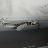 Vintage Hermes Shoulder Birkin 42 JPG Ciel Togo Palladium Hardware