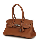 Hermes Shoulder Birkin Light 29 Gold Evercolor Palladium Hardware