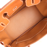 Pre-owned Hermes Birkin 30 Fauve Barenia Faubourg Palladium Hardware - Thumbnail View 8