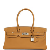 Vintage Hermes Shoulder Birkin 42 JPG Naturel Sable Togo Palladium Hardware - Thumbnail View 1