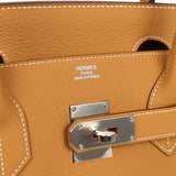 Vintage Hermes Shoulder Birkin 42 JPG Naturel Sable Togo Palladium Hardware - Thumbnail View 7