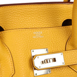 Vintage Hermes Shoulder Birkin 42 JPG Soleil Clemence Palladium Hardware - Thumbnail View 7