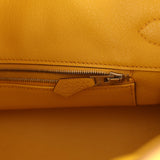 Vintage Hermes Shoulder Birkin 42 JPG Soleil Clemence Palladium Hardware - Thumbnail View 9
