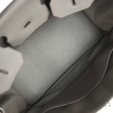 Pre-owned Hermes Birkin 35 Etain Togo Palladium Hardware