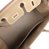Hermes Birkin Sellier 25 Etoupe Epsom Palladium Hardware