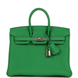 Hermes Birkin 25 Bambou Verso Togo Palladium Hardware