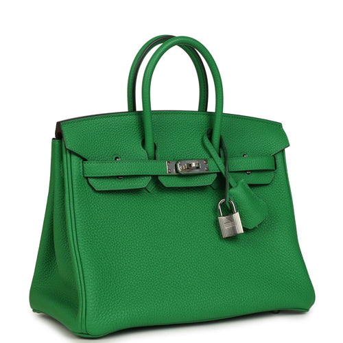 Hermes Birkin 25 Bambou Verso Togo Palladium Hardware