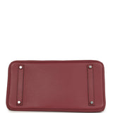 Pre-owned Hermes Birkin 35 Bois De Rose Clemence Palladium Hardware