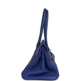 Vintage Hermes Shoulder Birkin 42 JPG Bleu Electric Togo Palladium Hardware - Thumbnail View 3