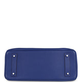 Vintage Hermes Shoulder Birkin 42 JPG Bleu Electric Togo Palladium Hardware - Thumbnail View 6