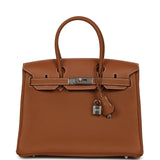 Pre-owned Hermes 3 en 1 Birkin 30 Gold Togo and Swift Palladium Hardware - Thumbnail View 1