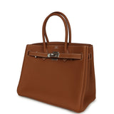 Pre-owned Hermes 3 en 1 Birkin 30 Gold Togo and Swift Palladium Hardware - Thumbnail View 9