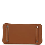 Pre-owned Hermes 3 en 1 Birkin 30 Gold Togo and Swift Palladium Hardware - Thumbnail View 10